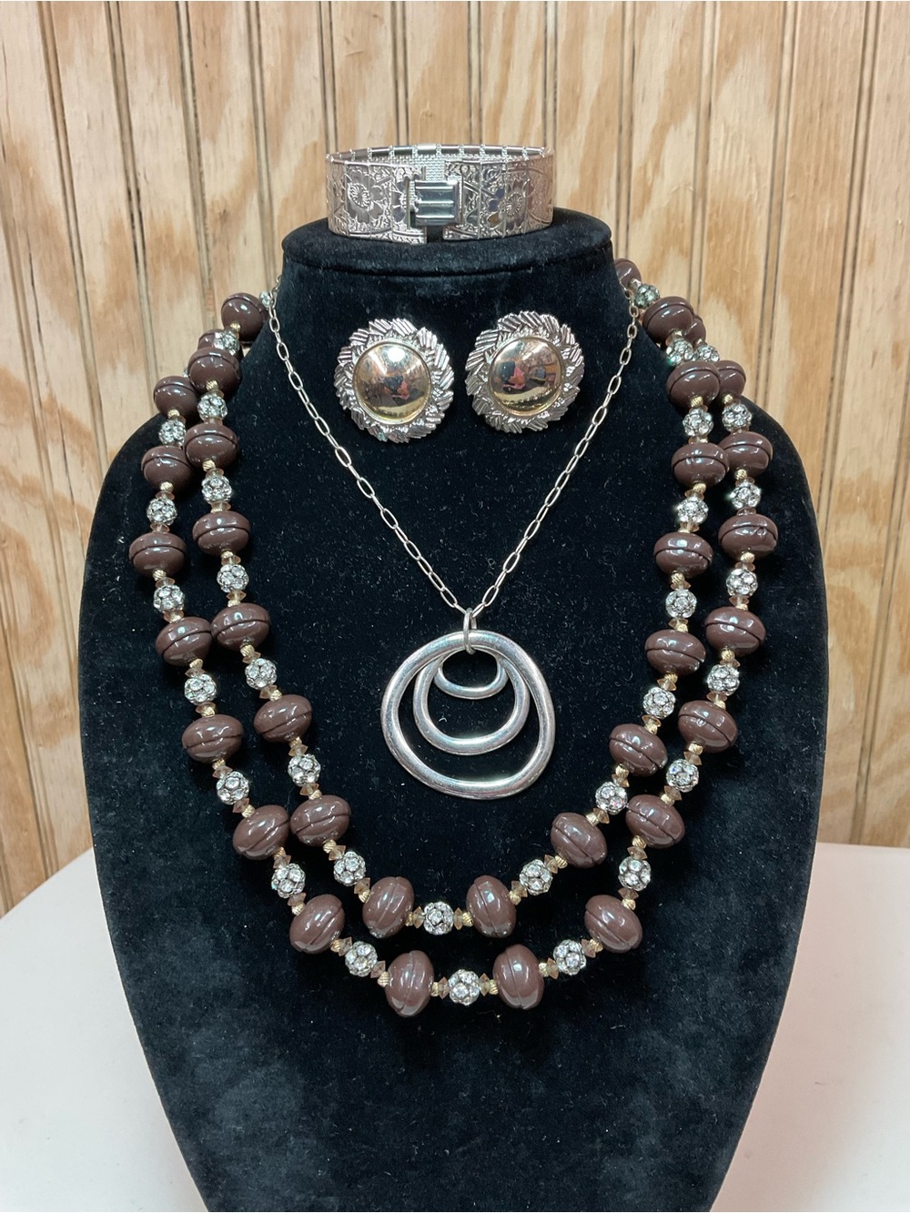 Banana Republic Necklace and Vintage Jewelry Bundle